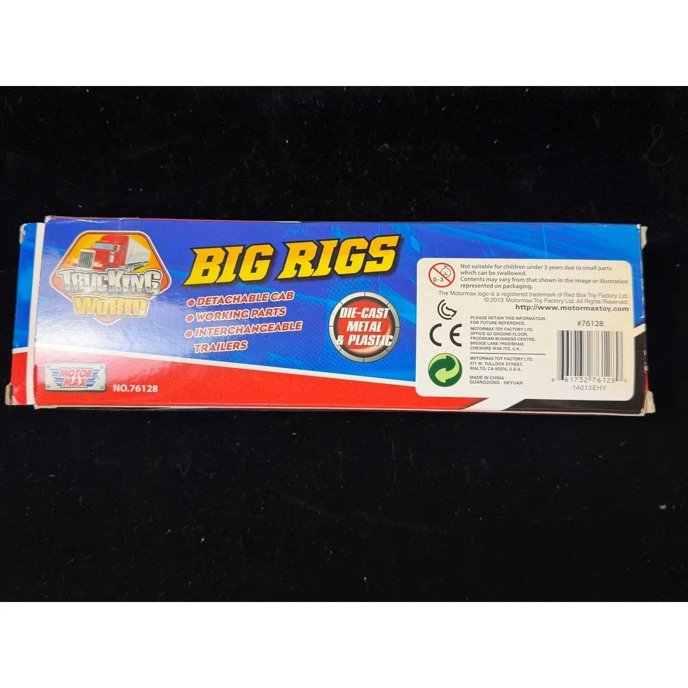 Motor Max Big Rigs Toyland Fleet Farm 2013 Die-Cast Semi Truck No. 76128 Blue